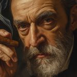 Sigmund Freud with a cigar